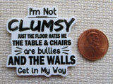 Second view of I'm not clumsy. Just the floor hates me, the table and chairs are bullies and the walls get in my way minder.