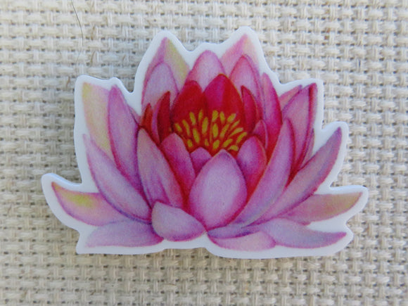 First view of Pink Water Lily Needle Minder.