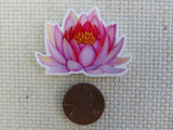 Second view of Pink Water Lily Needle Minder.