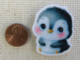 Second view of Adorable Penguin Chick Needle Minder