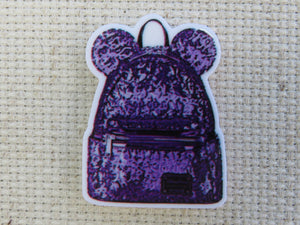 First view of Purple Backpack Needle Minder.