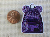 Second view of Purple Backpack Needle Minder.