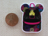 Second view of Black Disney Backpack Needle Minder.