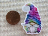Second view of Colorful Gnome Needle Minder.