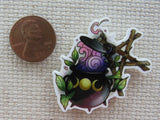 Second view of Witch's Cauldron Needle Minder.