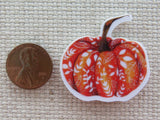 Second view of Festive Pumpkin Needle Minder