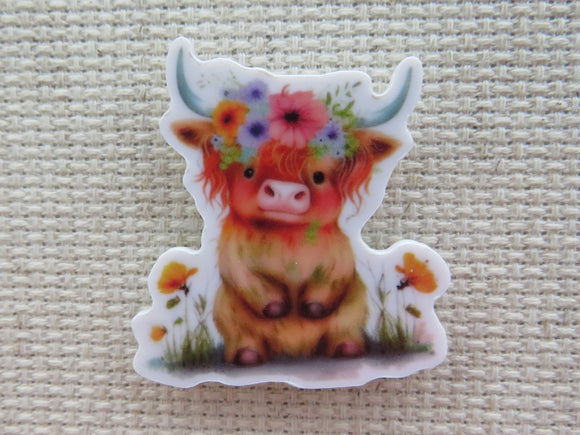 First view of Highland Cow Needle Minder.