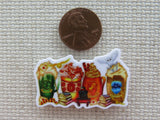 Second view of Wizard Themed Drinks Needle Minder.
