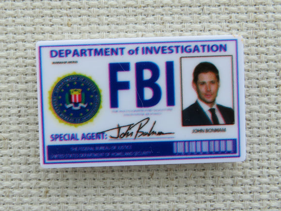 First view of FBI Agent Bonham Needle Minder.