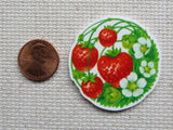 Second view of A Circle of Strawberries Needle Minder.