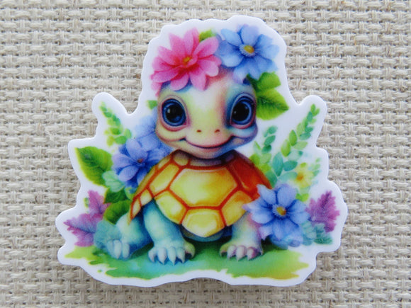First view of Pretty Turtle Needle Minder.