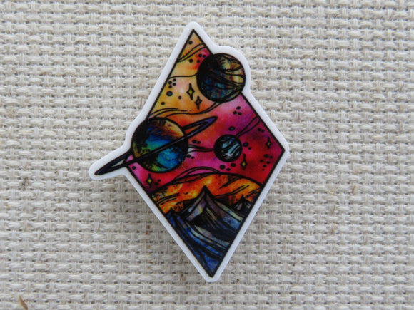 First view of A Diamond of Planets Needle Minder.