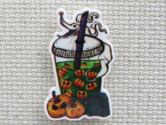 First view of Nightmare Before Christmas Themed Boba Drink Needle Minder,.