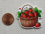 Second view of A Basket of Strawberries Needle Minder.