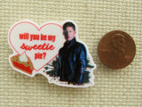 Second view of Will You Be My Sweetie Pie? Needle Minder.
