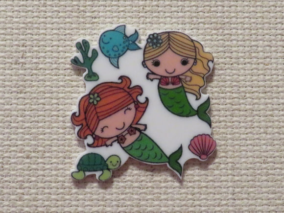 First view of Swimming Mermaid Friends Needle Minder.