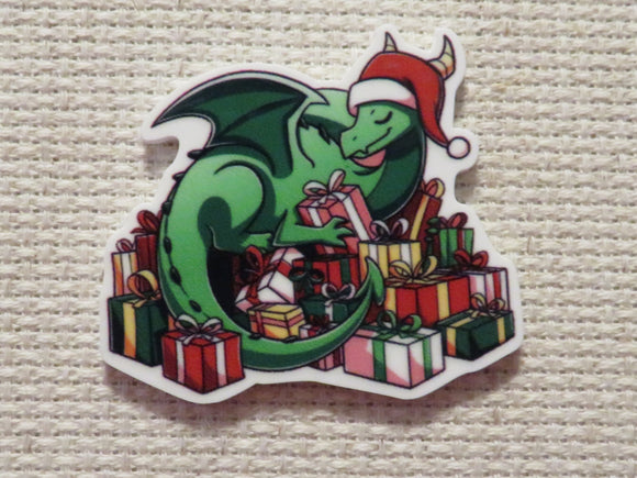 First view of Christmas Dragon Needle Minder.