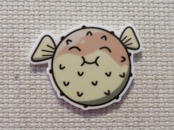 First view of Smiling Puffer Fish Needle Minder.