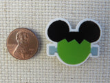 Second view of Frankenstein Mouse Ears Needle Minder.