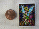 Second view of Tinkerbell Stained Glass Needle Minder.
