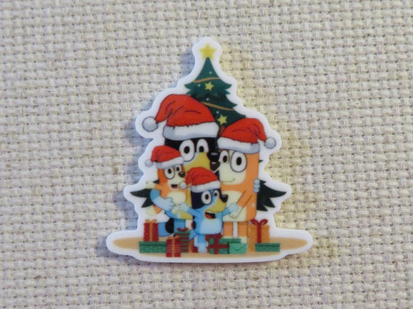 First view of Bluey Christmas Needle Minder.