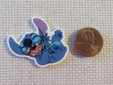 Second view of laughing Stitch needle minder.