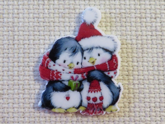 First view of Cuddly Christmas Penguins Needle Minder.