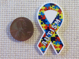 Second view of Autism Ribbon Needle Minder.