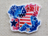 First view of Beautiful flag themed stars ready to adorn your next patriotic project minder.