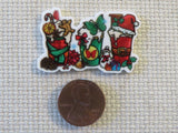Second view of A Trio of Christmas Drinks Needle Minder.