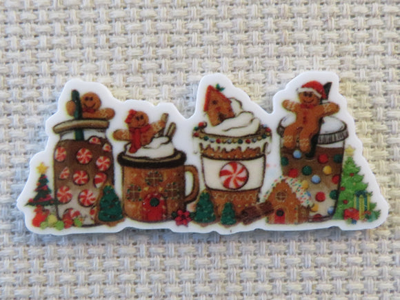 First view of Favorite Gingerbread Drinks Needle Minder.