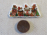 Second view of Favorite Gingerbread Drinks Needle Minder.