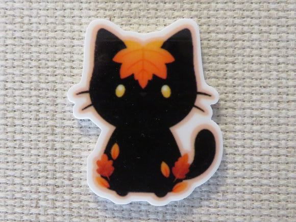 First view of A Fall kitty Needle Minder.