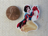 Second view of Winter Snow White Needle Minder.