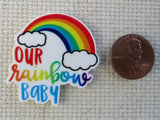 Our Rainbow Baby Needle Minder, Cover Minder, Magnet LAST ONE!