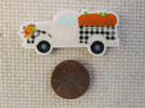 Second view of White Harvest Truck Needle Minder.