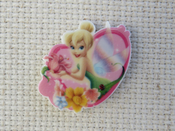 First view of Pink Tinkerbelle Needle Minder.