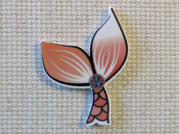 First view of Golden Mermaid Tail Needle Minder.