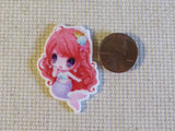 Second view of Red Head Mermaid Needle Minder.