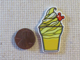 Second view of Frozen Pineapple Drink with a Mickey Cherry on Top Needle Minder.