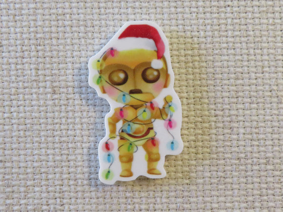First view of Christmas Android Needle Minder.
