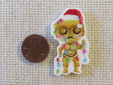 Second view of Christmas Android Needle Minder.