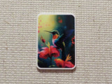 First view of Hummingbird Sitting on a Lily Needle Minder.