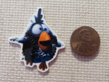 Second view of Crazy Blue Bird Needle Minder.