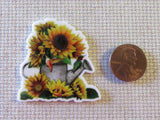 Second view of Sunflower Watering Can Needle Minder.