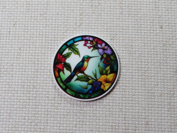 First view of The Look of Stained Glass in a Hummingbird Needle Minder.