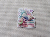 First view of Pastel Colored Floral Books Needle Minder.