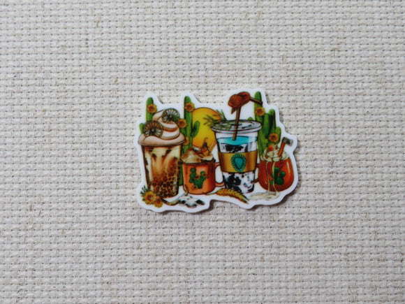 First view of Western Themed Drinks Needle Minder.