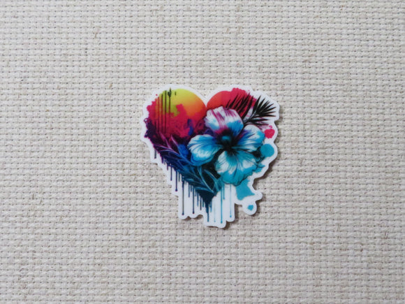 First view of Hibiscus Heart Needle Minder.