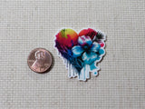Second view of Hibiscus Heart Needle Minder.